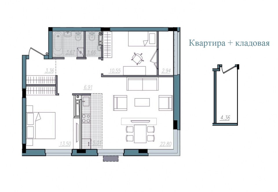 Планировка квартиры №31