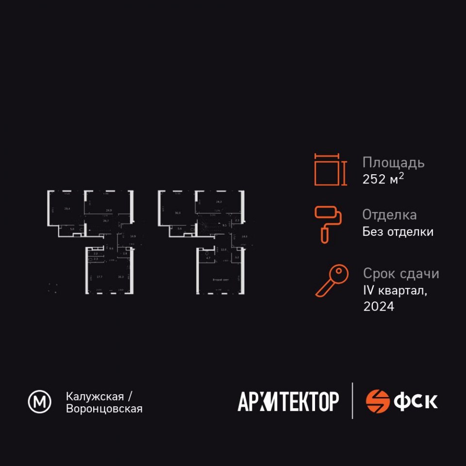 Планировка квартиры №879
