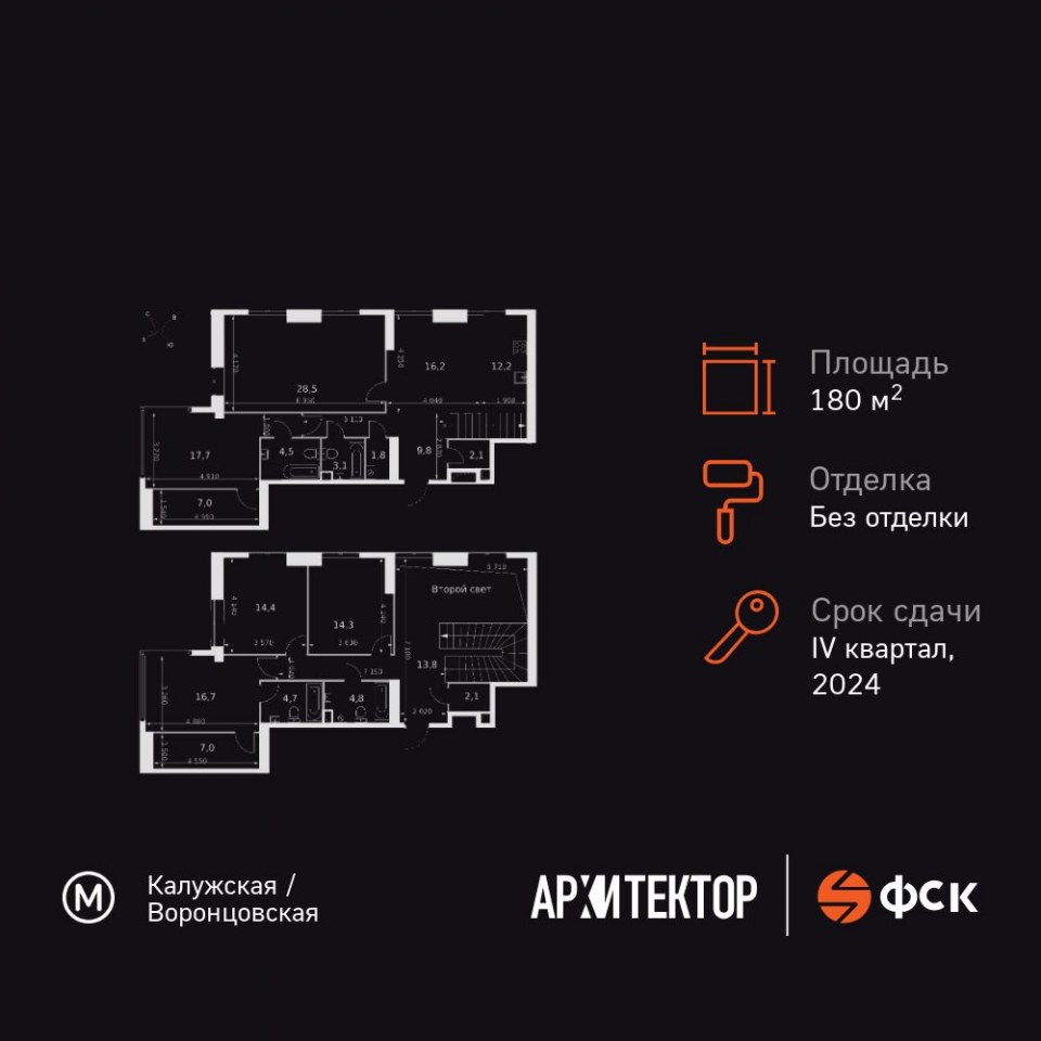 Планировка квартиры №882