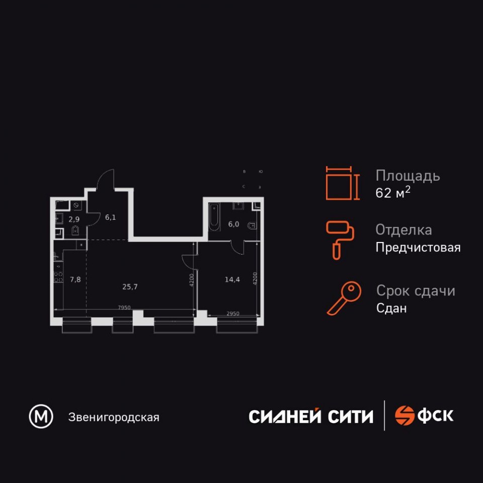 Планировка квартиры №431