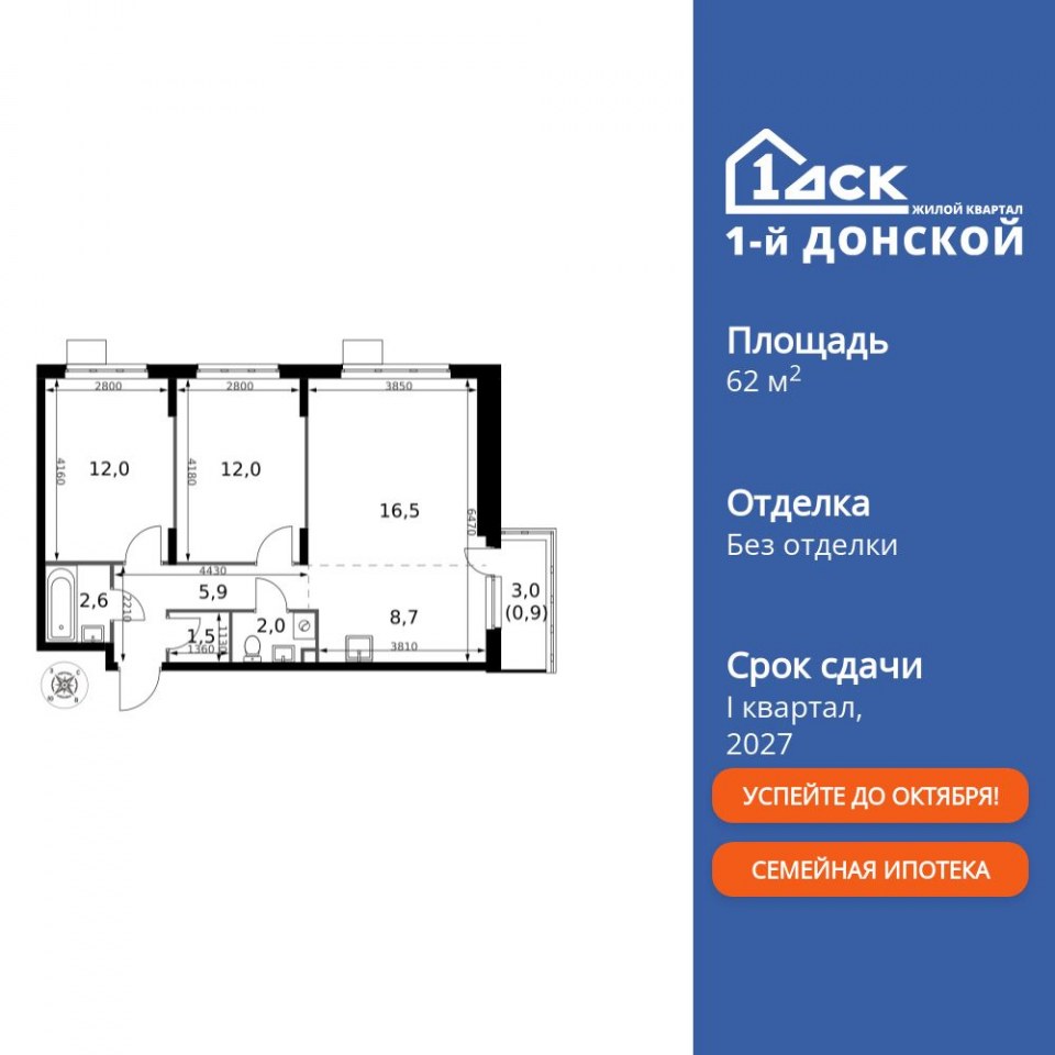 Планировка квартиры №239